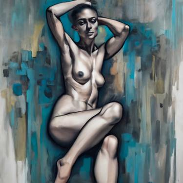 Print of Expressionism Nude Digital by Lefteris Betsis