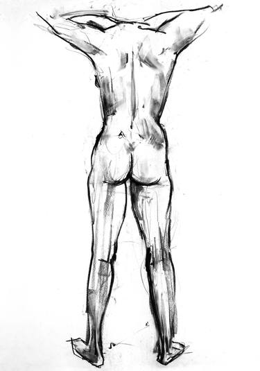 Print of Nude Drawings by Lefteris Betsis