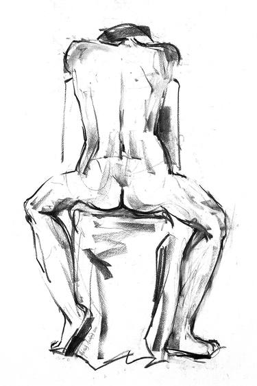 Print of Nude Drawings by Lefteris Betsis
