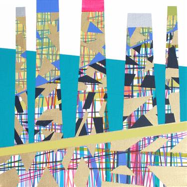Print of Abstract Architecture Paintings by Lucie Jirku