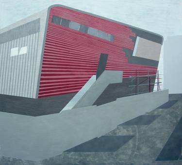 Original Modern Architecture Paintings by Lucie Jirku