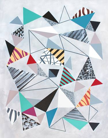 Print of Abstract Patterns Paintings by Lucie Jirku