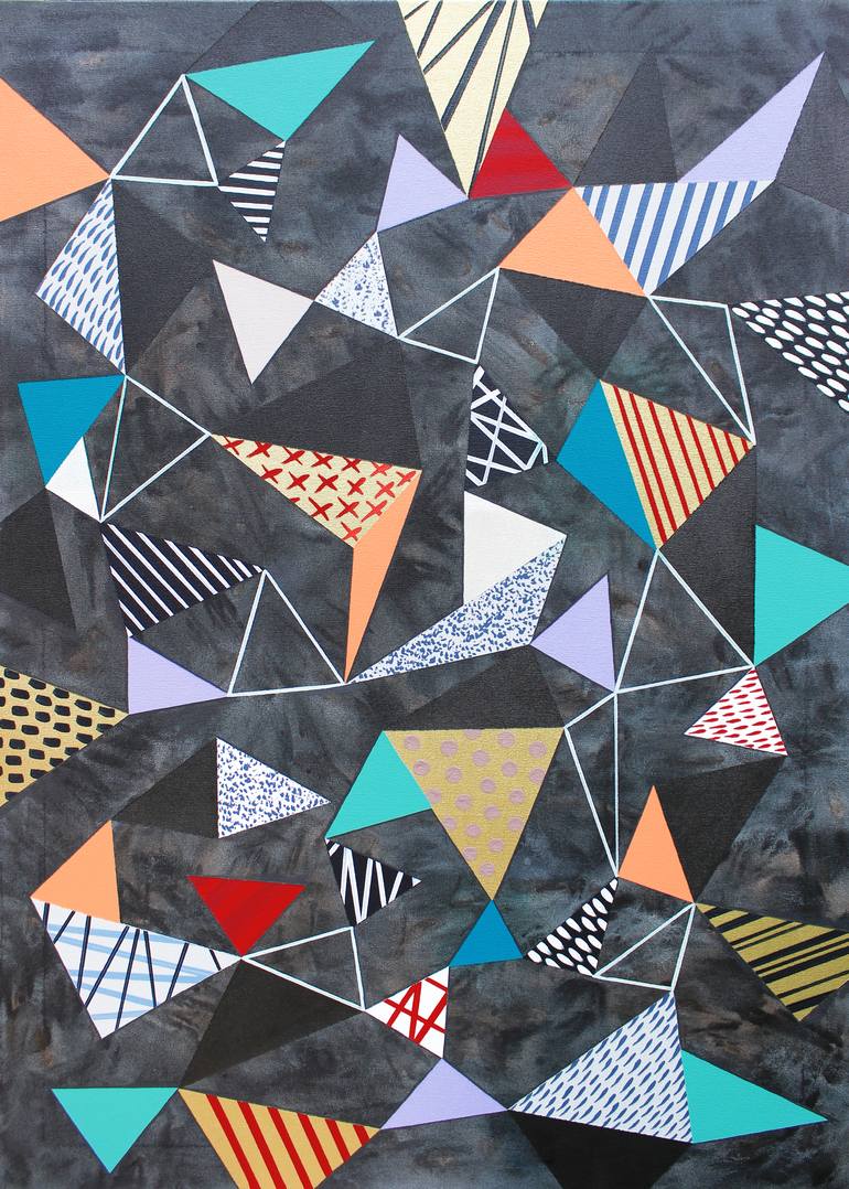 Print of Expressionism Abstract Paintings by Lucie Jirku