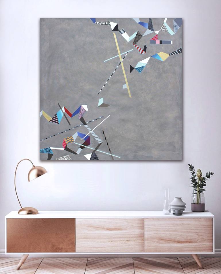 Original Abstract Painting by Lucie Jirku