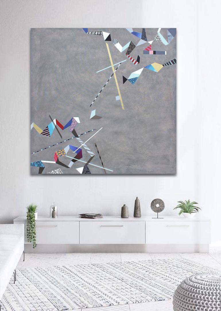 Original Abstract Painting by Lucie Jirku