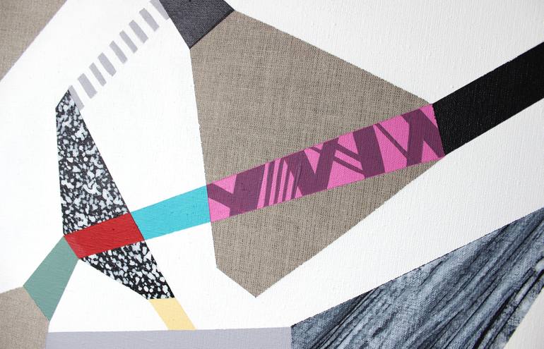 Original Abstract Expressionism Abstract Painting by Lucie Jirku