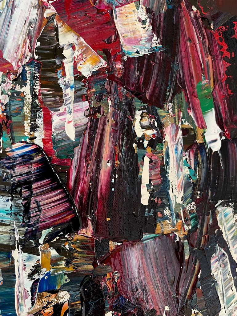 Original Abstract Expressionism Abstract Painting by Daniel Marcoux