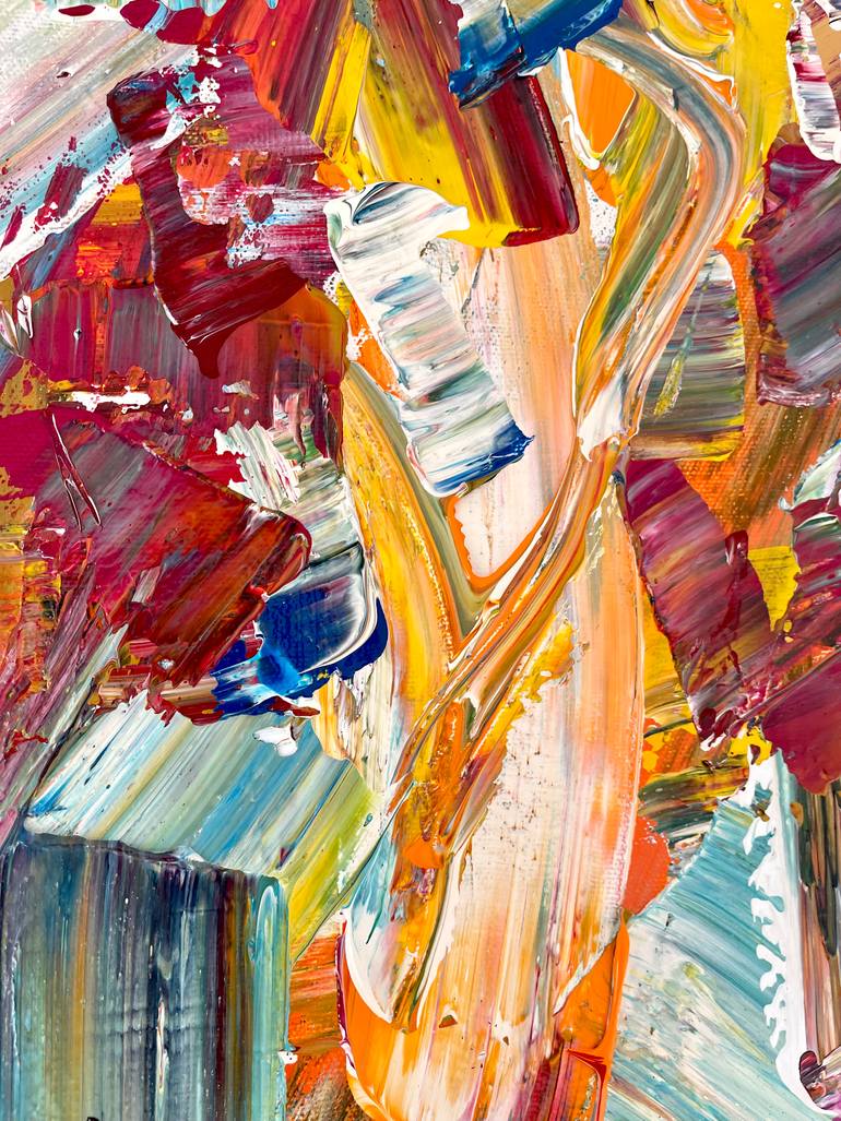 Original Abstract Expressionism Abstract Painting by Daniel Marcoux