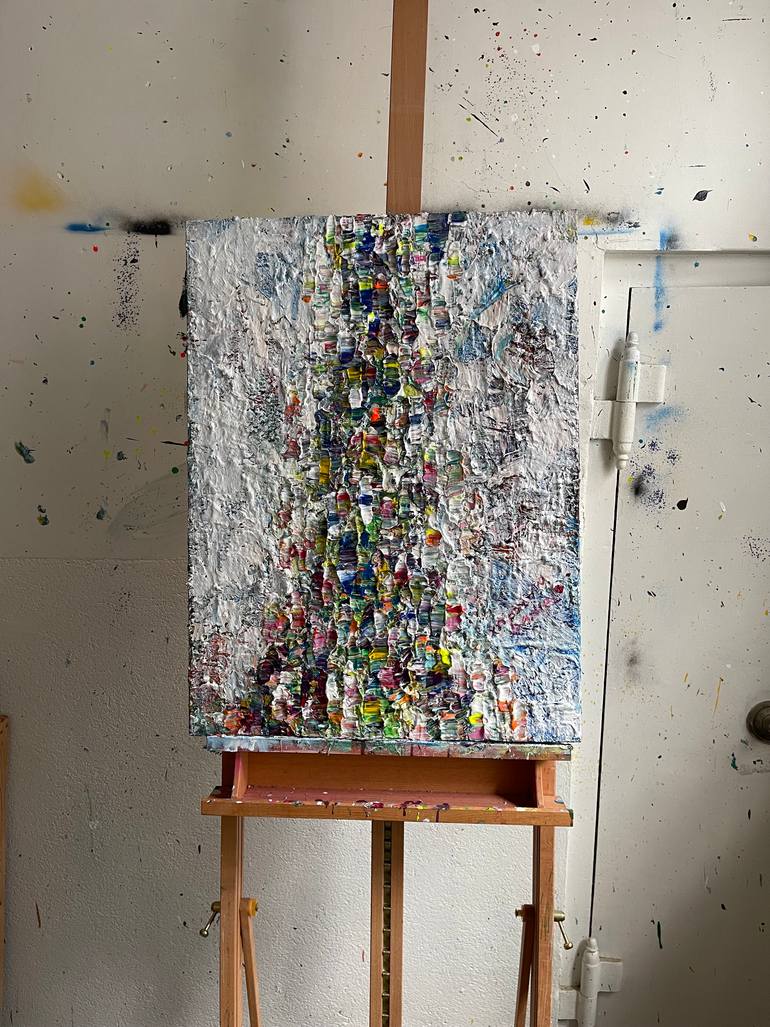 Original Conceptual Abstract Painting by Daniel Marcoux