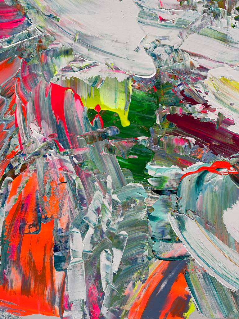 Original Abstract Expressionism Abstract Painting by Daniel Marcoux