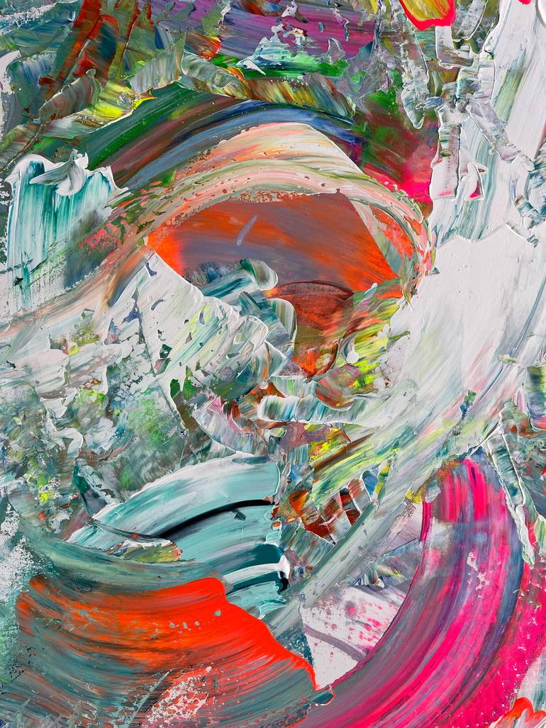 Original Abstract Expressionism Abstract Painting by Daniel Marcoux