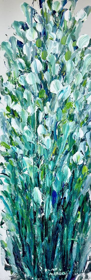 Original Impressionism Floral Painting by Daniel Marcoux