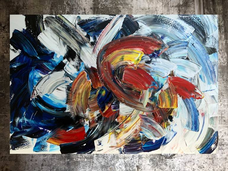 Original Expressionism Abstract Painting by Daniel Marcoux