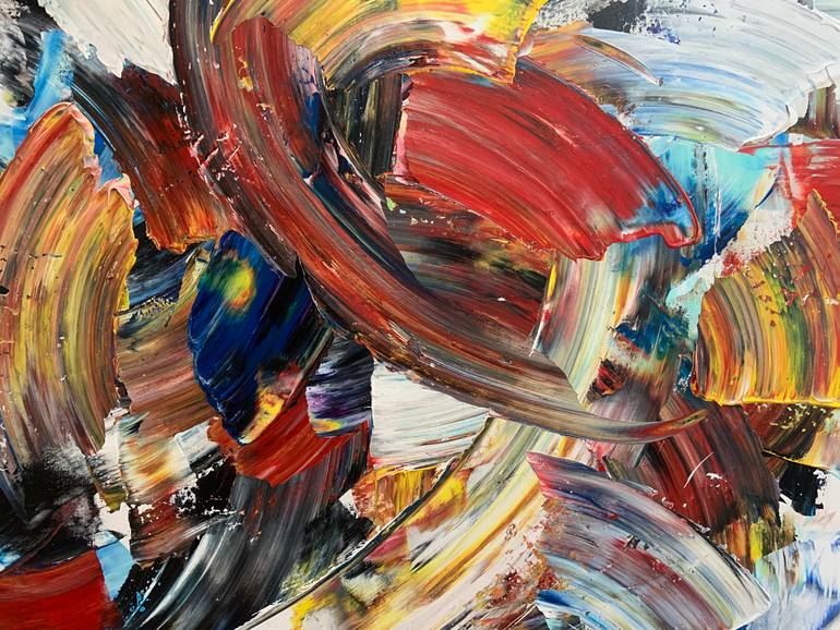 Original Expressionism Abstract Painting by Daniel Marcoux