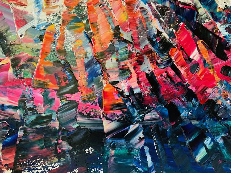 Original Abstract Expressionism Abstract Painting by Daniel Marcoux