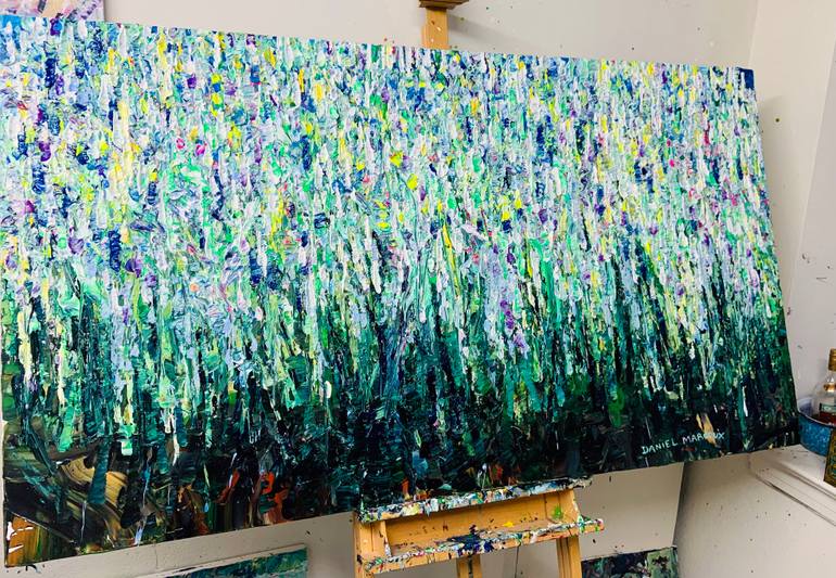 Original Abstract Expressionism Abstract Painting by Daniel Marcoux