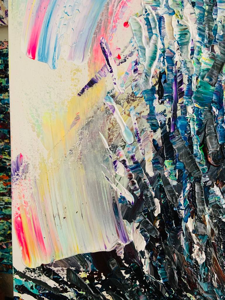 Original Abstract Expressionism Abstract Painting by Daniel Marcoux