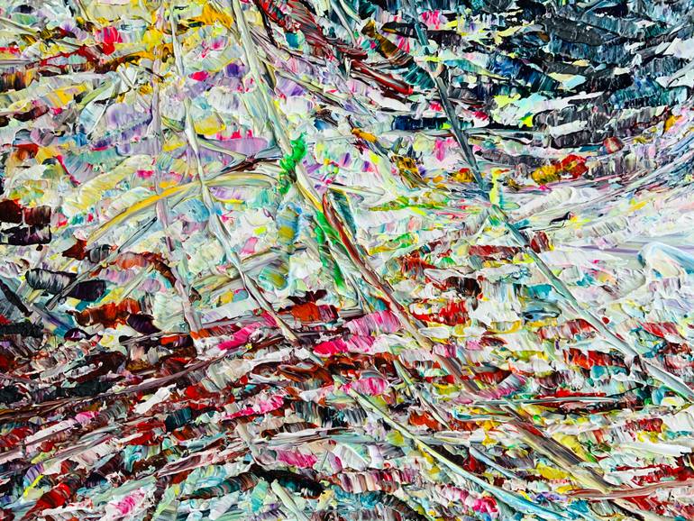Original Abstract Expressionism Abstract Painting by Daniel Marcoux