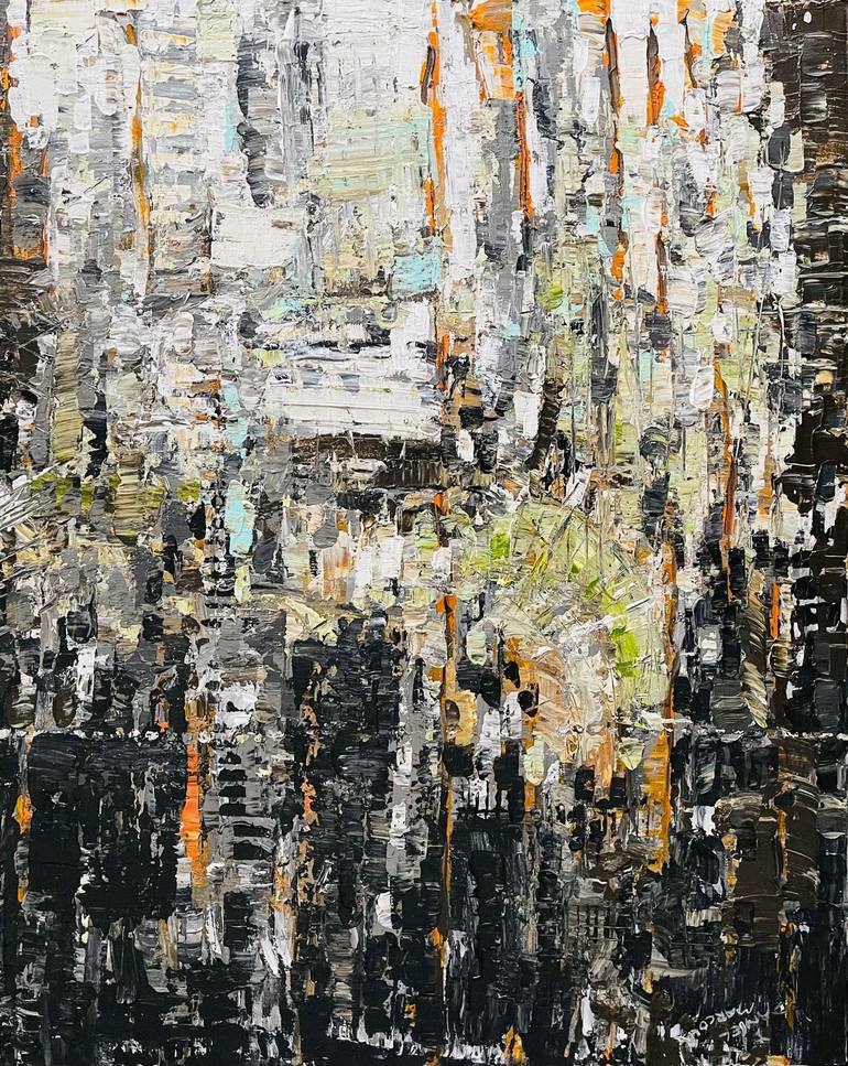 Original Abstract Expressionism Abstract Painting by Daniel Marcoux