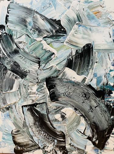 Original Abstract Expressionism Abstract Paintings by Daniel Marcoux