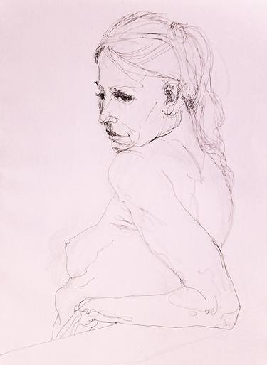 Original Nude Drawings by Thomas Eckert