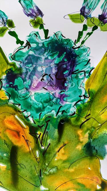 Original Abstract Painting by Baljit Chadha