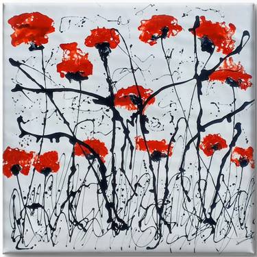 Original Abstract Expressionism Abstract Painting by Baljit Chadha