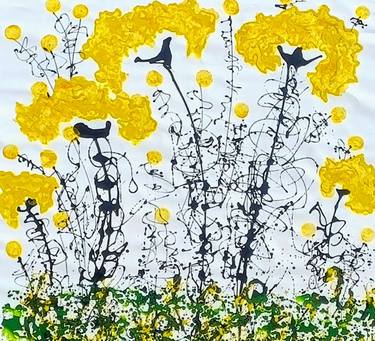 Original Abstract Painting by Baljit Chadha