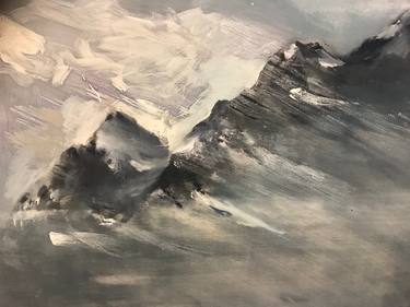Original Expressionism Landscape Painting by Mikko Bossa