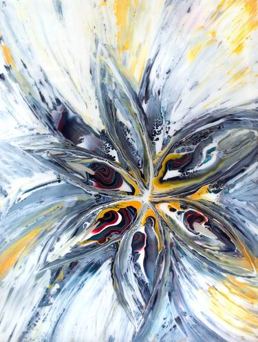 Print of Abstract Floral Paintings by Stewart Stephenson