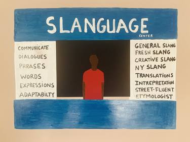 Original Folk Language Paintings by Patrick-Earl Barnes