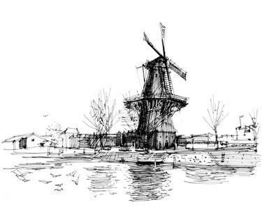 Zeeburger Windmill, Amsterdam thumb