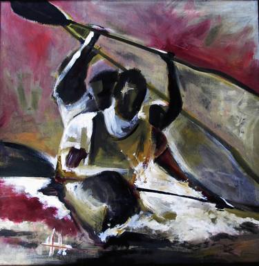 Print of Expressionism Sports Paintings by Vilmos Huber