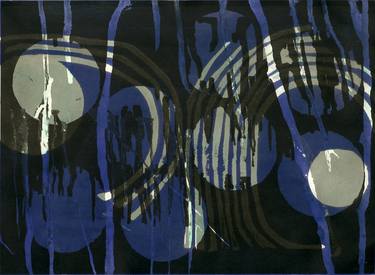 Original Abstract Printmaking by Alice Peillon