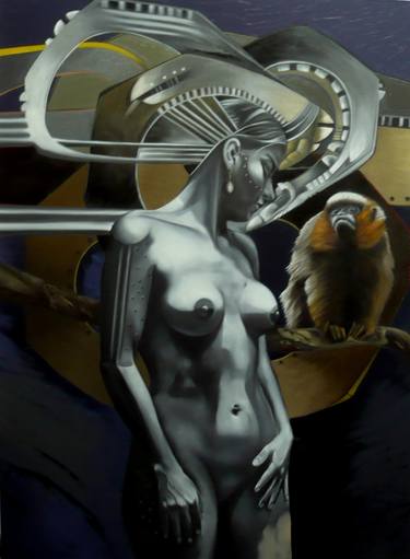 Original Expressionism Nude Paintings by Nicolás Herrera
