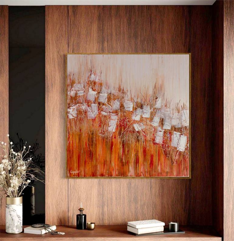 Original Conceptual Abstract Painting by Robert Andler-Lipski