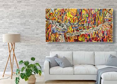 Original Abstract Collage by Robert Andler-Lipski