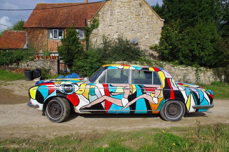 Original Abstract Patterns Sculpture by Bb Bango
