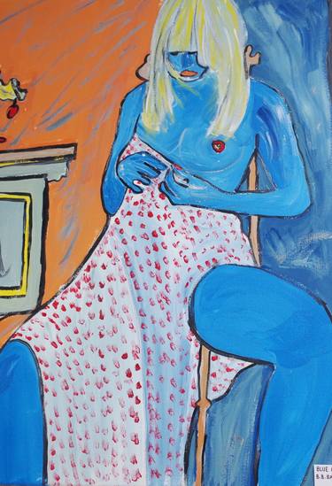 Original Pop Art Nude Paintings by BB Bango