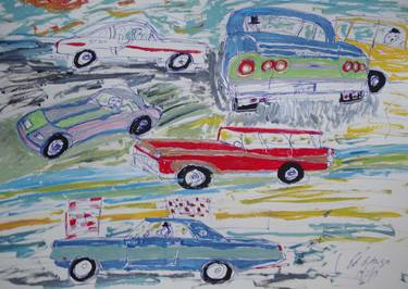 Print of Illustration Car Paintings by BB Bango