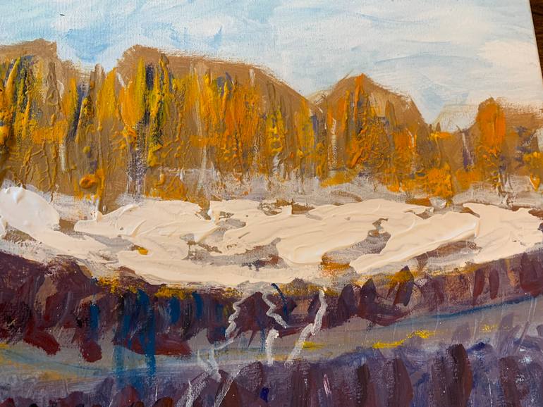 Original Expressionism Nature Painting by Allen Sawitke