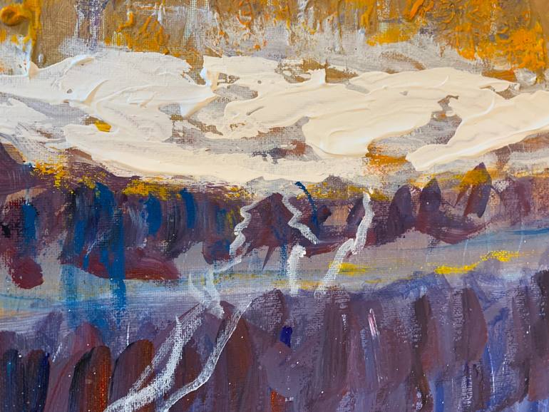 Original Expressionism Nature Painting by Allen Sawitke