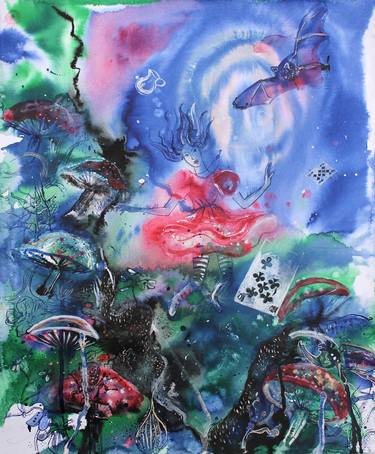 Print of Impressionism Fantasy Drawings by stefan venbroek