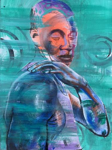 Original Expressionism Portrait Paintings by stefan venbroek