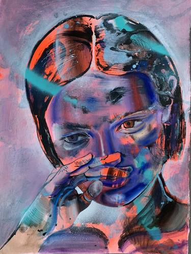 Original Expressionism Portrait Paintings by stefan venbroek