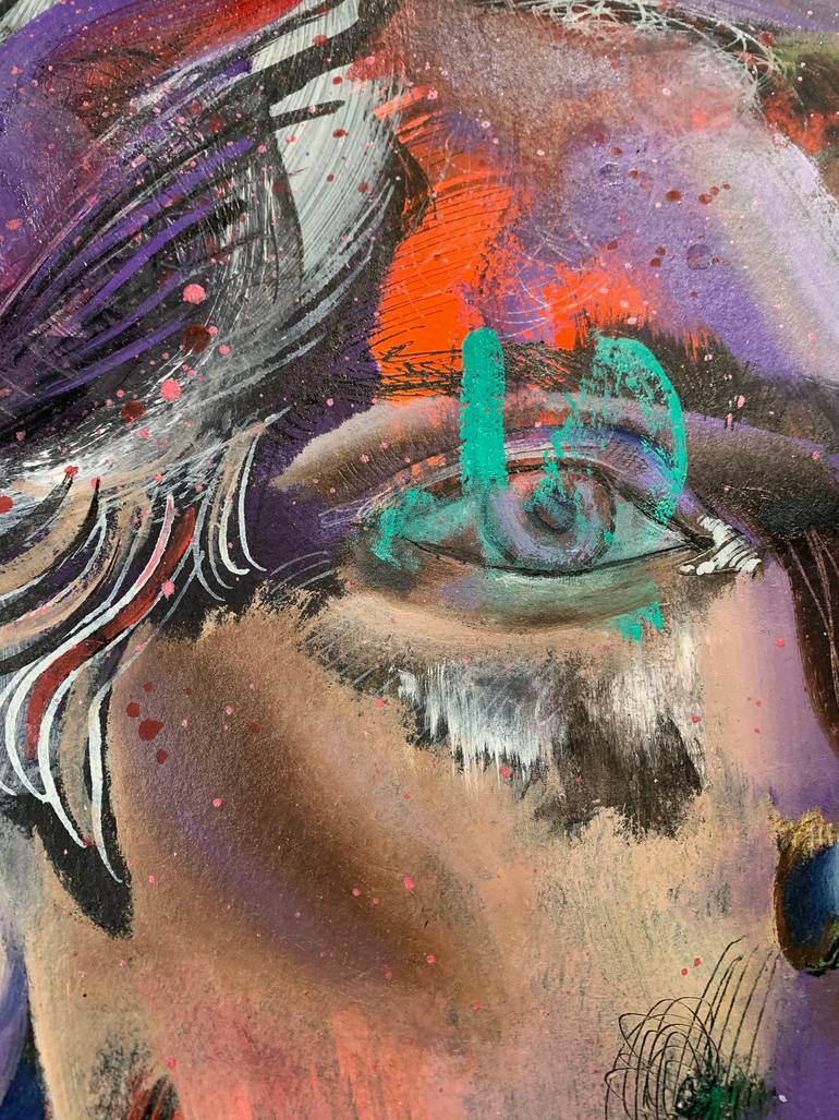 Original Expressionism People Painting by Stefan Venbroek