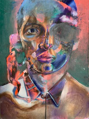 Original Figurative Portrait Painting by Stefan Venbroek