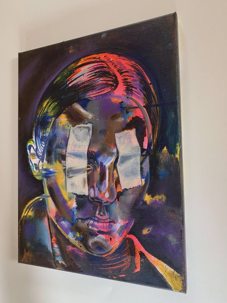 Original Expressionism Portrait Painting by stefan venbroek