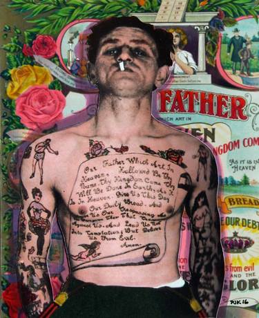 THE TATTOOED MAN WITH THE LORD'S PRAYER ON HIS CHEST thumb