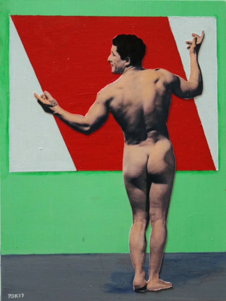 MUSEUM NUDE (MALE) #7 Painting by Peter J Ketchum | Saatchi Art